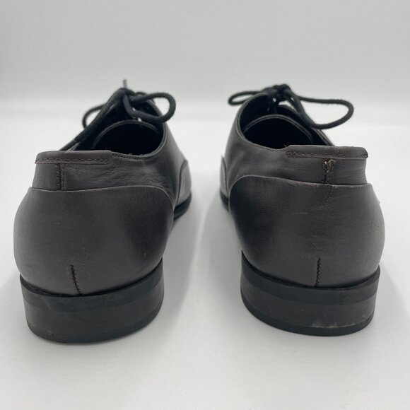 Calvin Klein Dress Shoes Lucca‎ Men Dark Brown Size 9 Calf Leather Professional main image 12